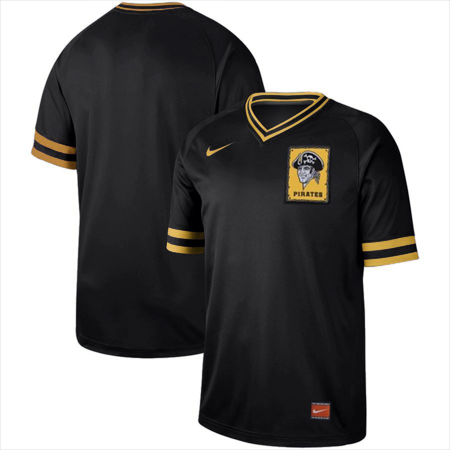 2019 Men MLB Pittsburgh Pirates blank black Nike Cooperstown Collection Jerseys->chicago cubs->MLB Jersey